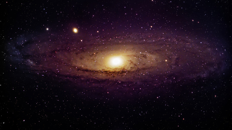 A galaxy in space