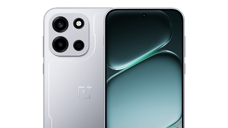 The top half of the OnePlus Nord 6.