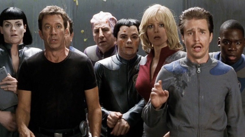 The crew of the Galaxy Quest in Galaxy Quest