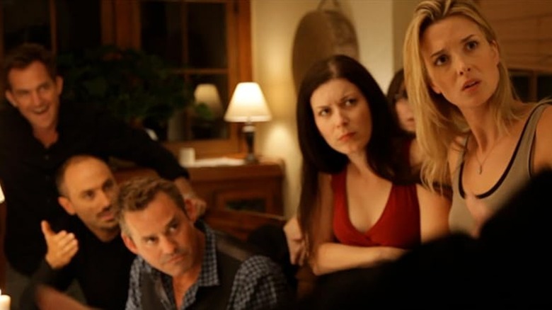 The guests looking baffled