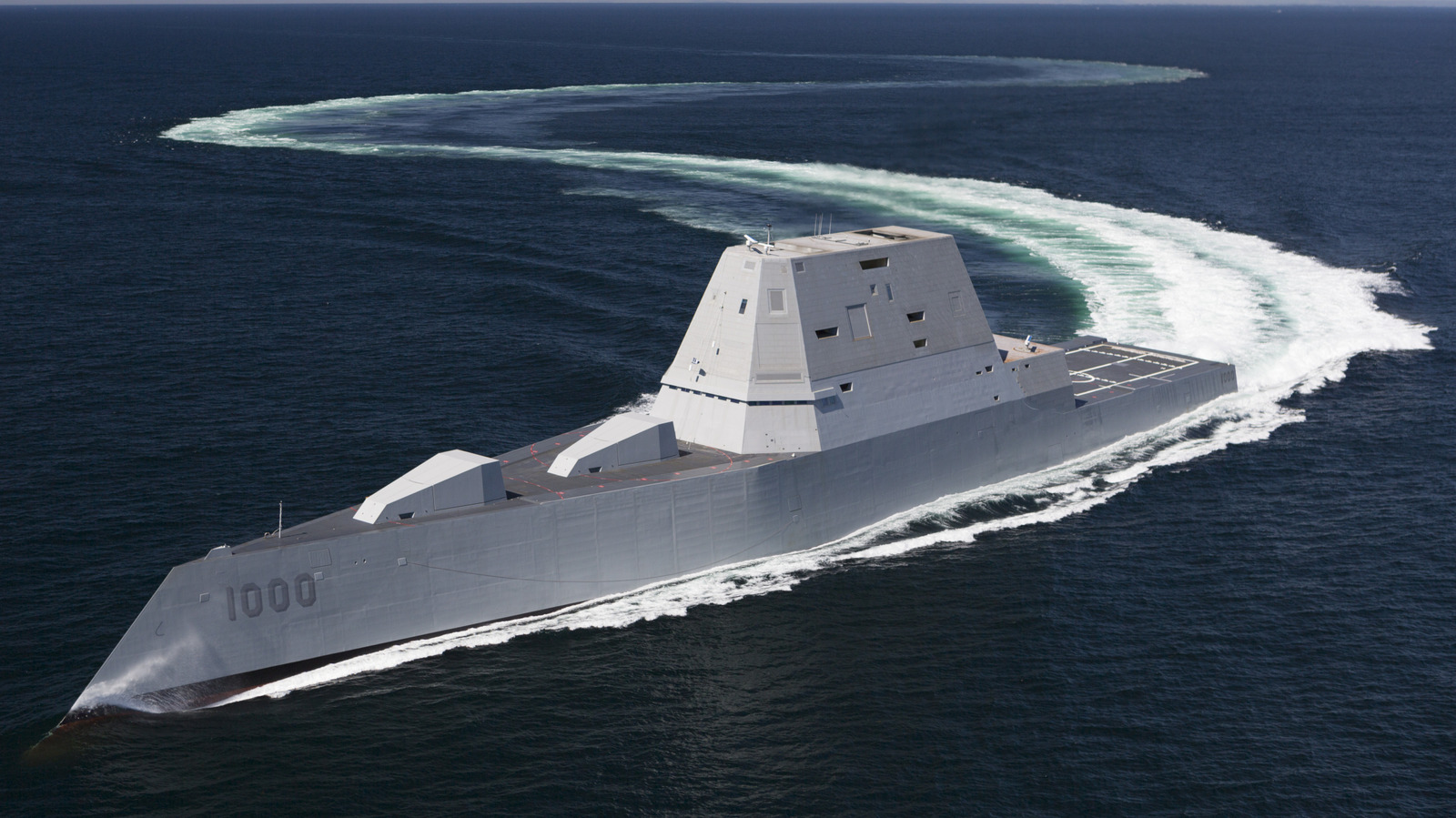 This Sci-Fi US Navy Destroyer Is $8 Billion Of Military Tech Floating At Sea