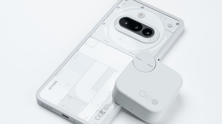 a white Nothing smartphone