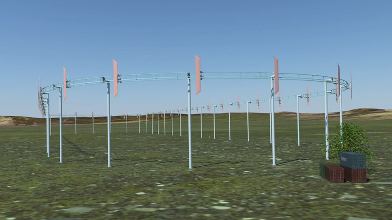 Digital rendering of Airloom's new turbine system.
