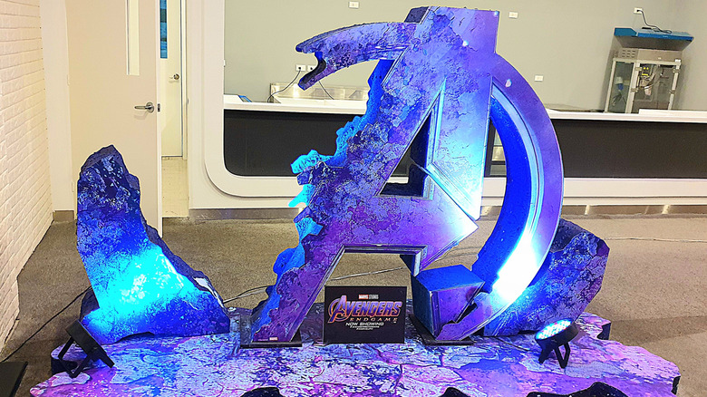 Marvel Studios' Avengers Endgame movie standee displayed at SM Mall of Asia (MOA) Cinema.