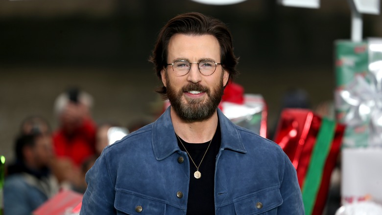 Chris Evans attends the photocall for 
