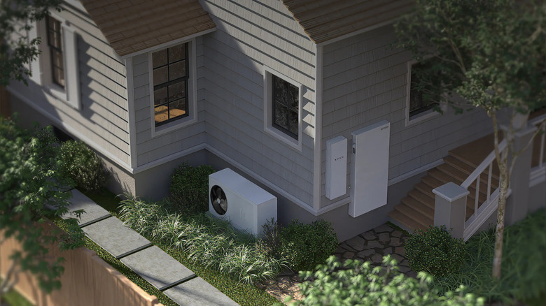 Span small data center next to a home