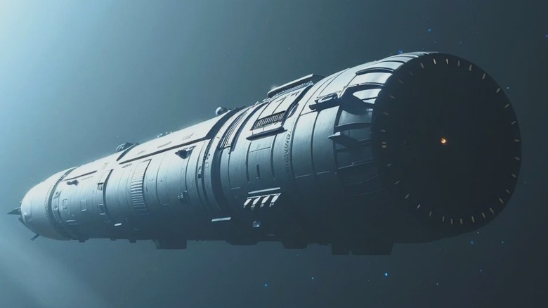 Artistic rendition of the Chrysalis generation ship