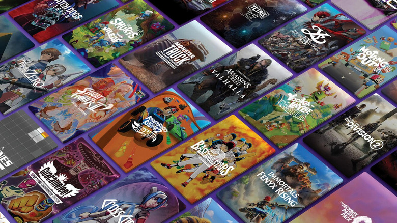 A selection of games that are available on Amazon Luna