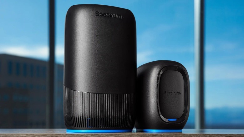 Spectrum's Invincible WiFi 7 router on a table