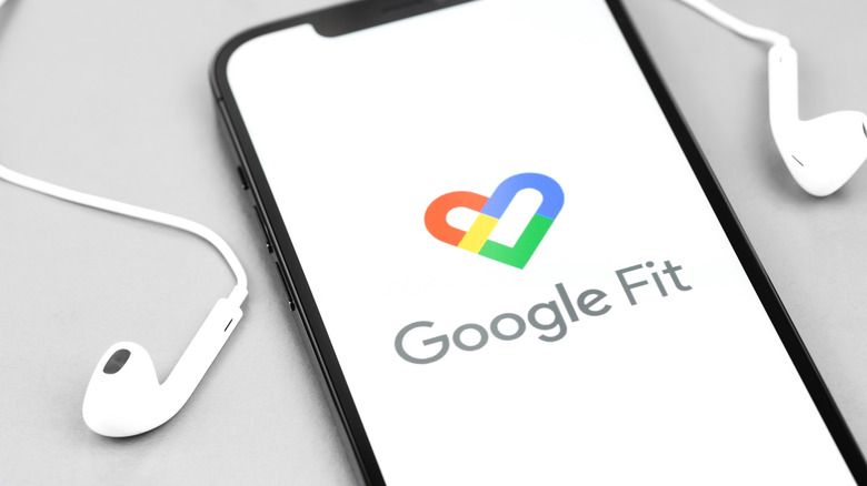 Google Fit queued up on a smartphone.