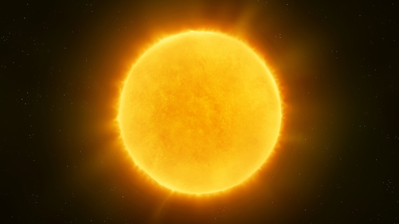 a young star in outer space