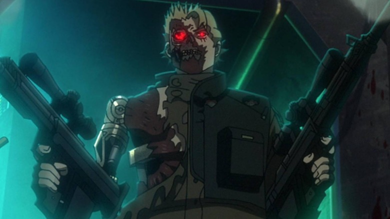 A Terminator with two guns in Terminator: Zero