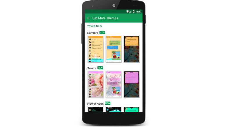 Promotional image for the Chomp SMS app