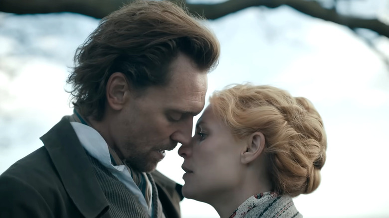 Tom Hiddleston and Clare Danes faces close together in The Essex Serpent