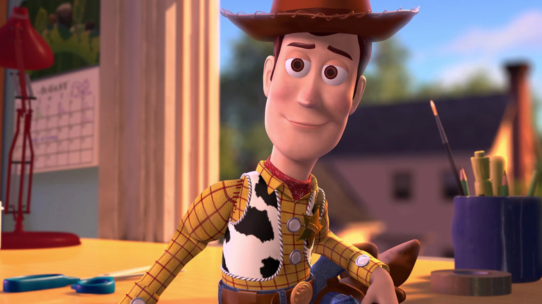 Woody smiling in Toy Story 2