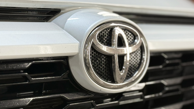 Close-up of Toyota RAV4 V
