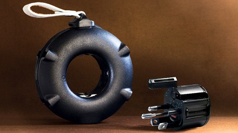 The Mogics Super Bagel Travel Power Strip and the MA1 adapter.