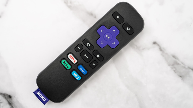 A Roku remote.
