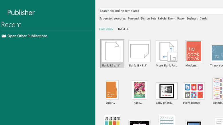 Publisher screenshot