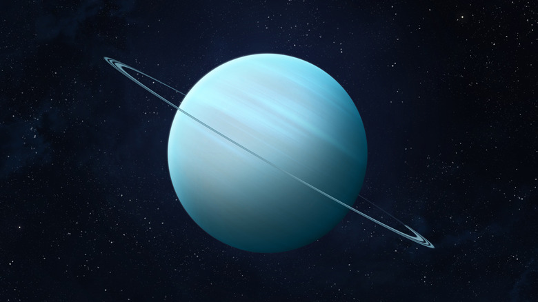 Uranus in a field of stars