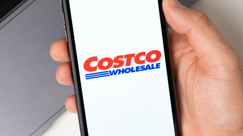 Costco Wholesale application on a mobile screen