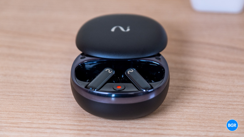 Viaim RecDot earbuds in a charging case