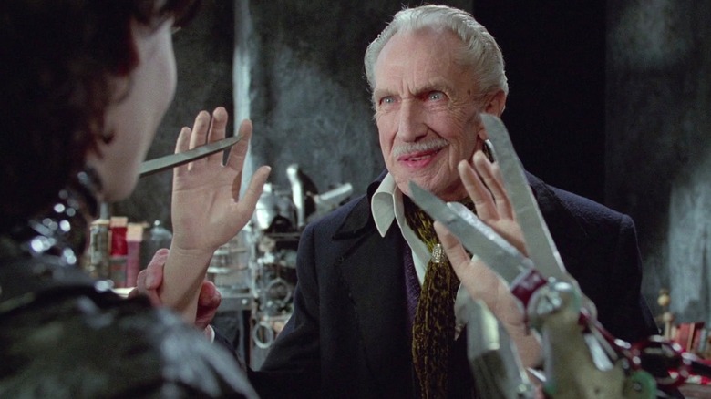 Vincent Price as the Inventor in Edward Scissorhands