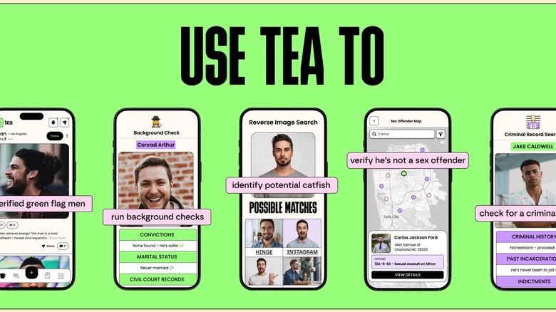 Una captura de pantalla del sitio web del té.