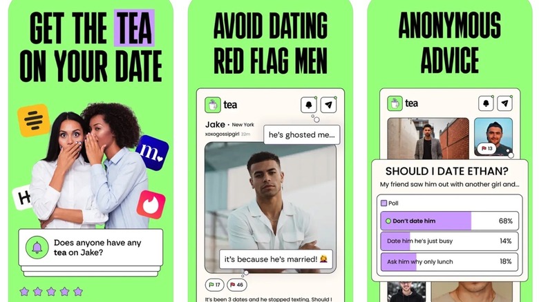 Tea iPhone app screenshots.