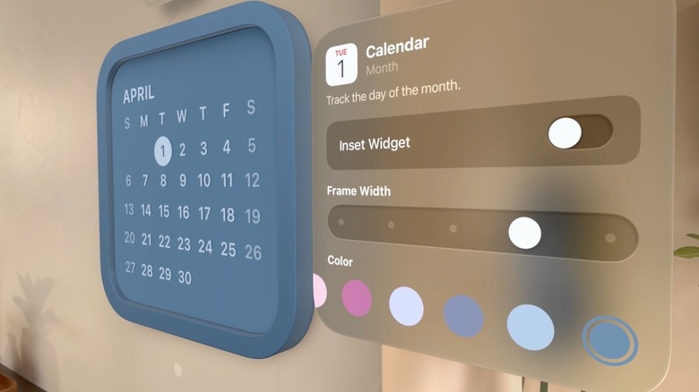 visionOS 26 new Spatial Widgets feature