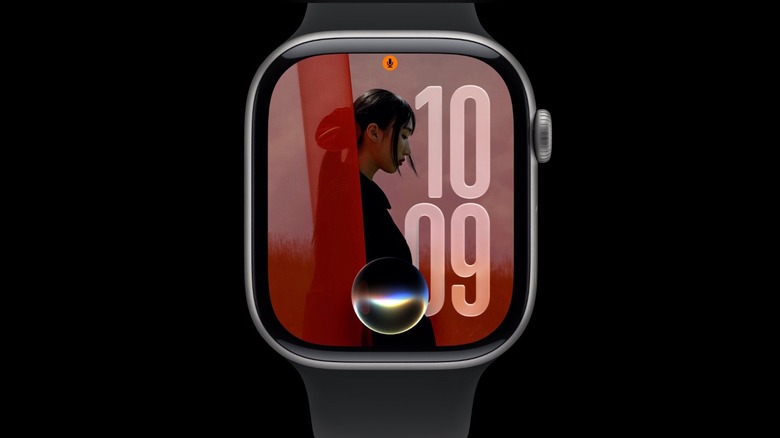 Mockup of Apple Watch running watchOS 27