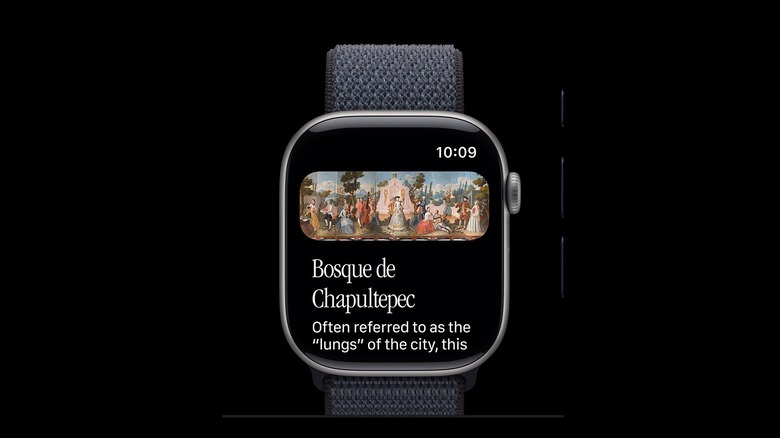 Mockup of Siri app on watchOS 27