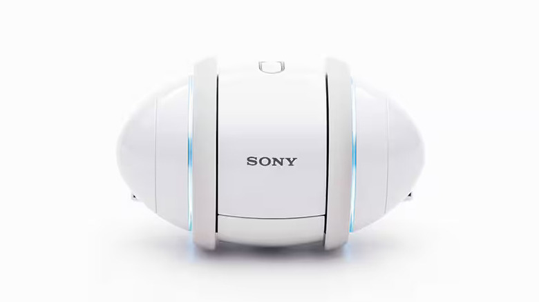 The Sony Rolly on a white background