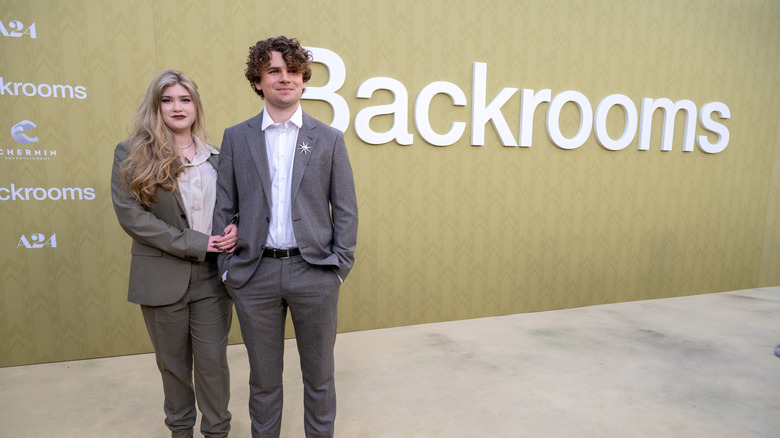 Kane Parsons at the premiere of Backrooms.