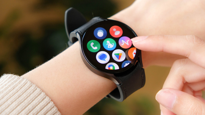Person wearing Samsung Galaxy Watch 6