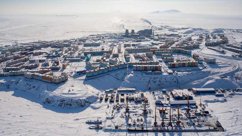 Russian industrial center in the Arctic region