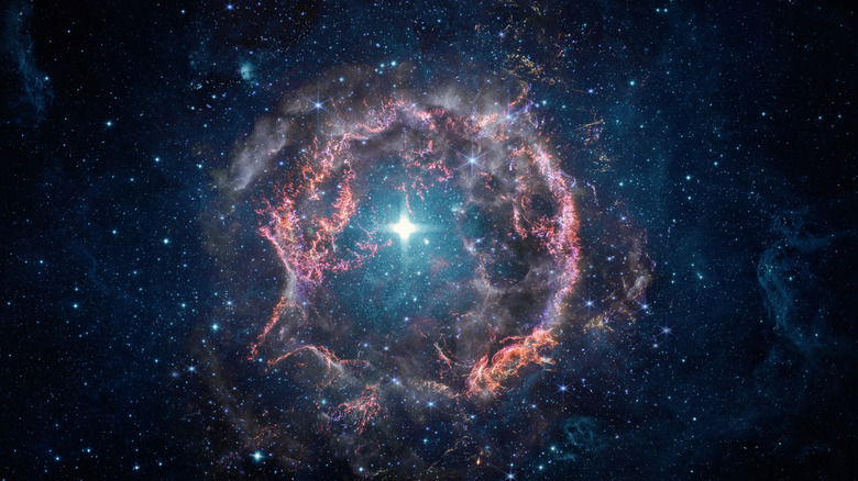 Image of a distant nebula