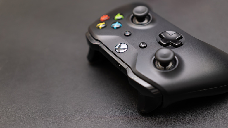 An Xbox One wireless controller.