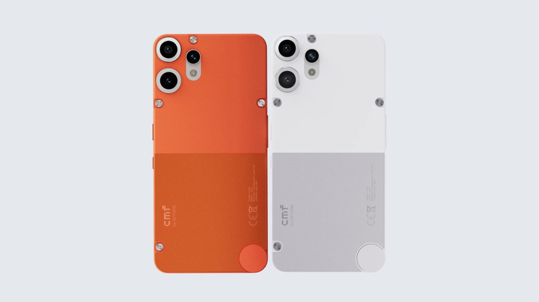 The CMF Phone 2 Pro shown in two different colors.