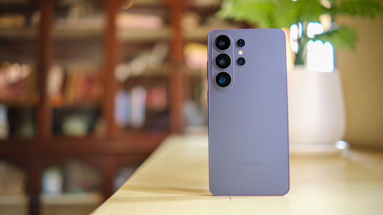 The Galaxy S26 Ultra on a table.