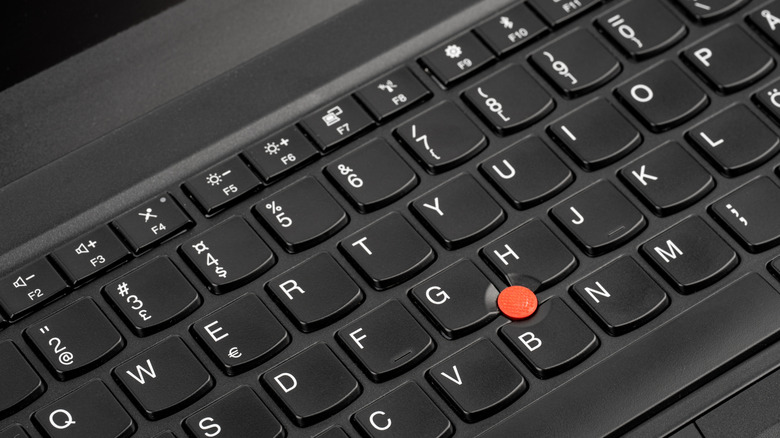 Lenovo keyboard that shows the F4 microphone mute button.