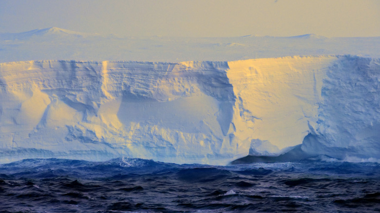 size view of A23a iceberg