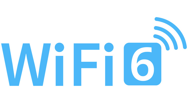 A Wi-Fi 6 icon
