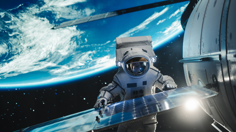 Astronaut in space