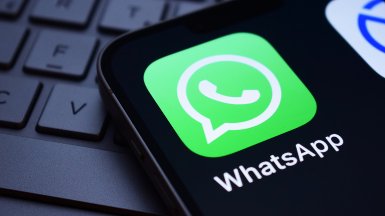 WhatsApp icon on iPhone