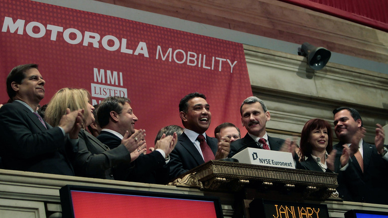 Sanjay Jha at the New York Stock Exchange in January 2011