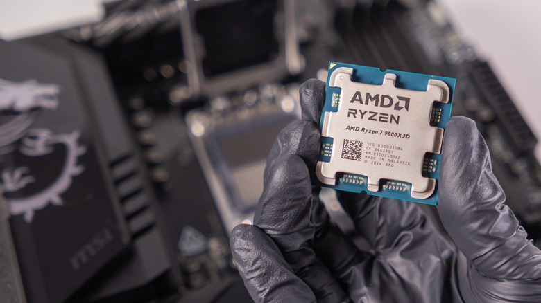An AMD Ryzen processor.