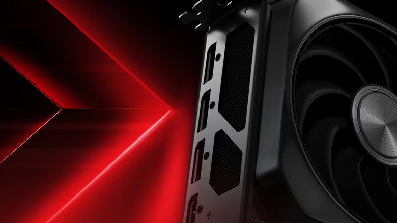 Generic close up of an AMD GPU
