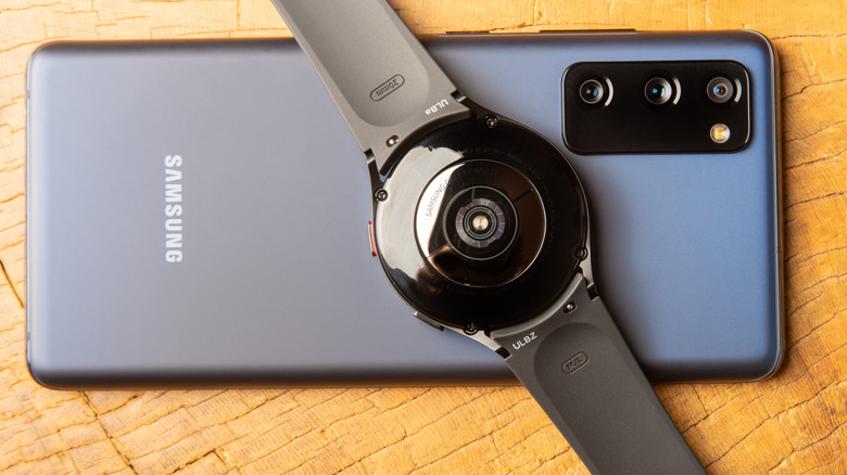 Galaxy Watch 7 on a Galaxy smartphone