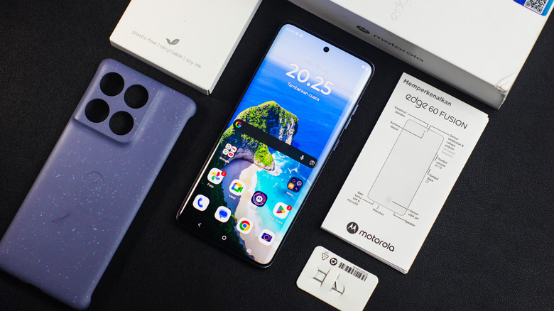 An international variant of Motorola's Edge series phones.